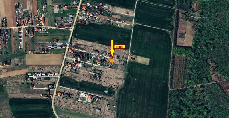Izvorani Teren 534 mp  la 500 m de Complexul Olimpic in apropiere de padure