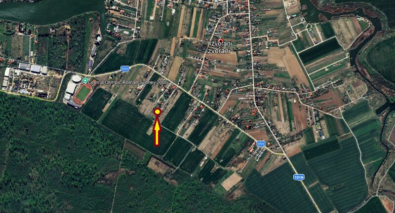 Izvorani Teren 534 mp  la 500 m de Complexul Olimpic in apropiere de padure