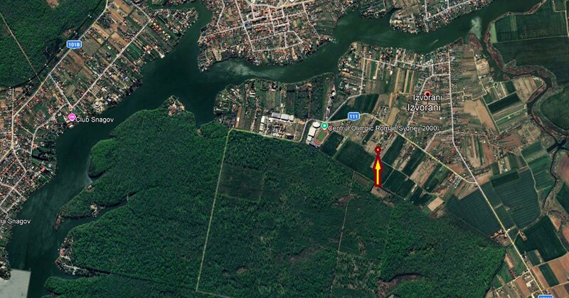 Izvorani Teren 534 mp  la 500 m de Complexul Olimpic in apropiere de padure