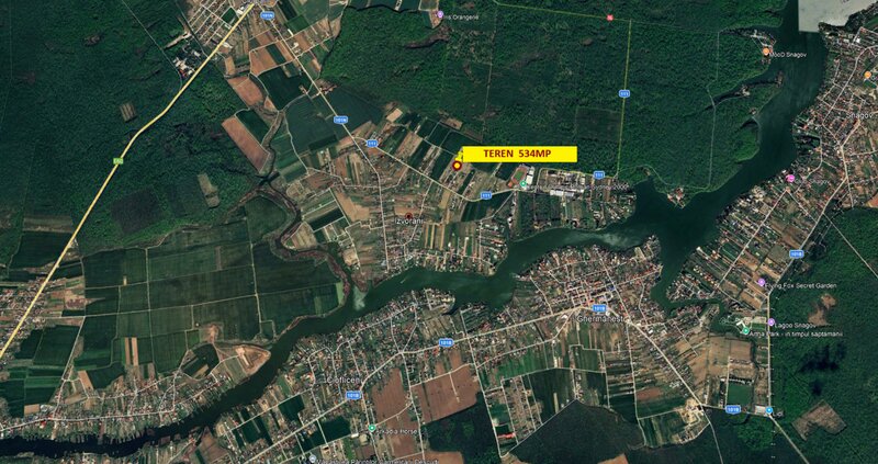 Izvorani Teren 534 mp  la 500 m de Complexul Olimpic in apropiere de padure